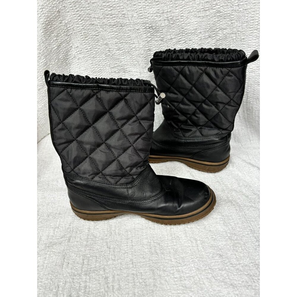 Coach Women's Black Quilted Samara Winter Boots Size 7.5 #45350 - Picture 4 of 12